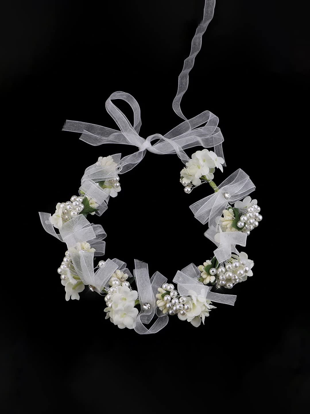 Floral Tiara Hair Vine, Elegant Bridal Headband